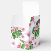 Watercolor Orchideën Ontwerp 30 Bedankdoosjes (Geopend)
