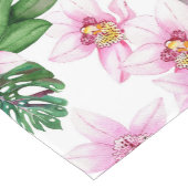 Watercolor Orchideën Ontwerp 30 Korte Tafelloper (Hoek)
