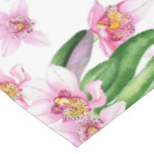 Watercolor Orchideën Ontwerp 30 Tafelkleed (Gekanteld)
