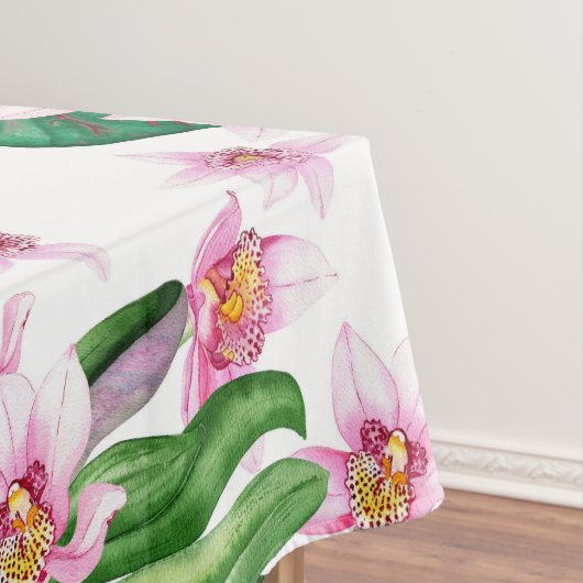 Watercolor Orchideën Ontwerp 30 Tafelkleed (Voorbeeld)