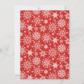 Watercolor Ornament CHRISTMAS HOLIDAY DINNER Kaart (Achterkant)