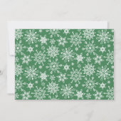 Watercolor Ornament Holiday CHRISTMAS EVE Kaart (Achterkant)