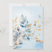 Watercolor Oud en Nieuw Feest Kaart (Achterkant)