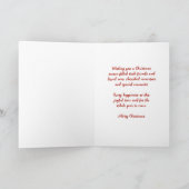 Watercolor Ouders Prettig Kerstkaart Feestdagen Kaart (Binnen)