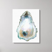 Watercolor Oyster  Canvas Afdruk (Voorkant)