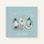 Watercolor Oyster Guest Book Notitieboek (Voorkant)