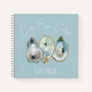 Watercolor Oyster Guest Book Notitieboek