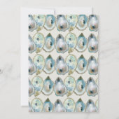 Watercolor Oyster  Kaart (Achterkant)