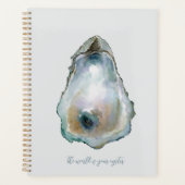 Watercolor Oyster  Planner (Voorkant)