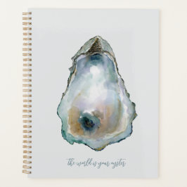 Watercolor Oyster Planner