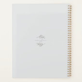 Watercolor Oyster  Planner (Achterkant)