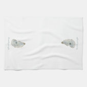 Watercolor Oyster Theedoek (Horizontaal)