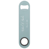 Watercolor Oysters Speed Flessenopener (Achterkant)