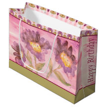 Watercolor paarse bloemrijke elegant 