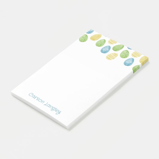Watercolor Paasei Post-it Briefjes Post-it® Notes (Schuin)