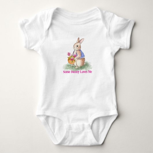 Watercolor Paashaas Romper (Voorkant)