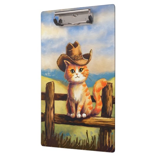 Watercolor Painted Cat Dad Klembord (Links)