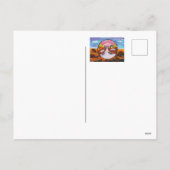 Watercolor Painting Science Fiction Dimension Art Feestdagenkaart (Achterkant)