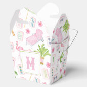 Watercolor Palm Beach Mahjong Bedankdoosjes (Geopend)