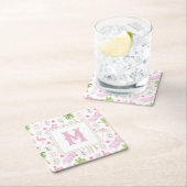 Watercolor Palm Beach Mahjong Kartonnen Onderzetters (Insitu)