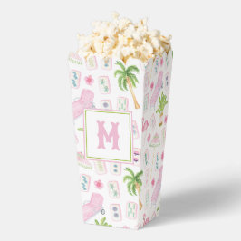 Watercolor Palm Beach Mahjong Popcorn Bedankdoosjes