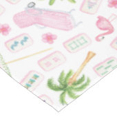 Watercolor Palm Beach Mahjong Tafelkleed (Gekanteld)