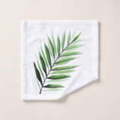Watercolor Palm Pattern Bad Handdoek (Wasdoekje)