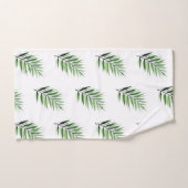 Watercolor Palm Pattern Bad Handdoek (Handdoek)