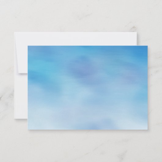 Watercolor Palmbladeren RSVP (Achterkant)