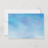 Watercolor Palmbladeren RSVP Kaartje (Achterkant)