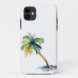 Watercolor palmboom iPhone 5 hoesje