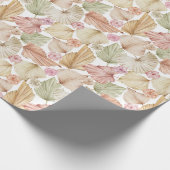 Watercolor Palmenbladeren en Rozen Cadeaupapier (Hoek)