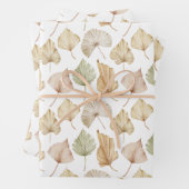 Watercolor Palmenbladeren Inpakpapier Vel (In situ)