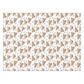 Watercolor Pancakes Berries Breakfast Brunch Tafelkleed (Voorkant (Horizontaal))