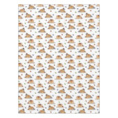 Watercolor Pancakes Berries Breakfast Brunch Tafelkleed (Voorkant)