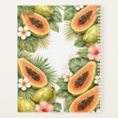 Watercolor Papaya Planner (Achterkant)