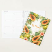 Watercolor Papaya Planner (Display)