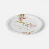 Watercolor Papieren Borden | Boho Bachelorette     Bordje (Gekanteld)