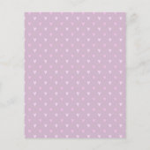 Watercolor Parijs Bestemming Trouw Monogram Flyer (Achterkant)
