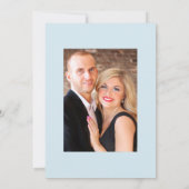 Watercolor Parijs Trouwfoto Save The Date (Achterkant)