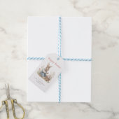 Watercolor Pasen Feest Cadeaulabel (Met Touw)