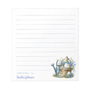 Watercolor Pasen Konijn Gepersonaliseerd Notitieblok