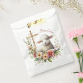 Watercolor Pasen Lam Personalized Bedankzakje (Gezegeld)