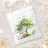 Watercolor Pasen Lente Fee Bedankzakje (Geknipt)