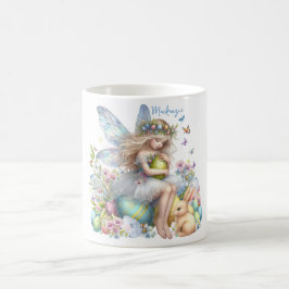 Watercolor Pasen Lente Fee Koffiemok