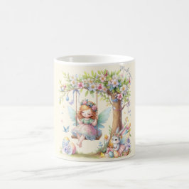 Watercolor Pasen Lente Fee Koffiemok