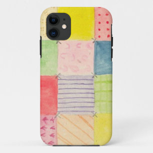 Watercolor Patchwork  iPhone 11 Hoesje