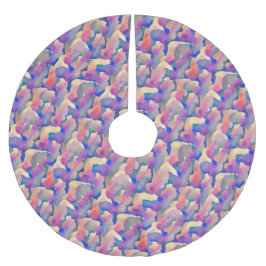 Watercolor Patroon Boom Kleed Kerstboom Rok