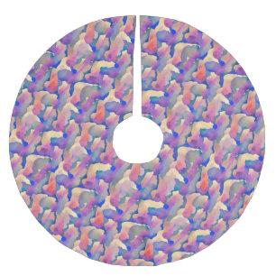 Watercolor Patroon Boom Kleed Kerstboom Rok
