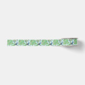 Watercolor Pauw Kerstmis Grosgrain Lint (Voorkant)